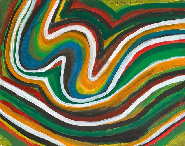 A painting by Greygray: Bird