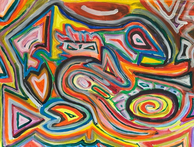 A painting by Greygray