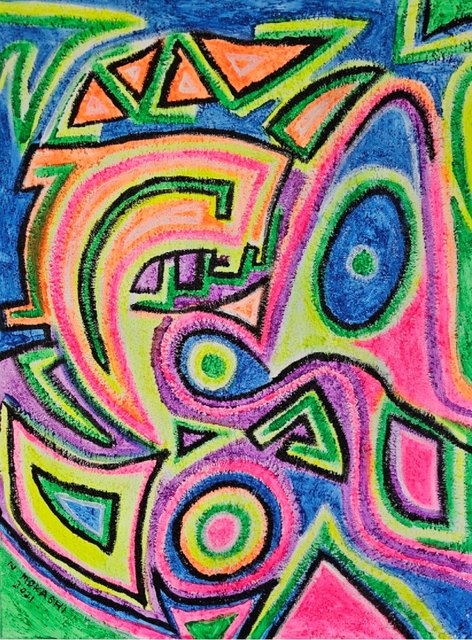 A painting by Greygray: Vision